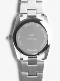 Sale Zadig & Voltaire Time2Love Watch Shinysilver